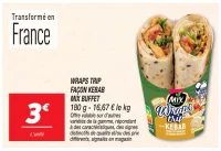Wraps trip façon kebab