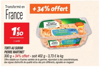 Torti au surimi 