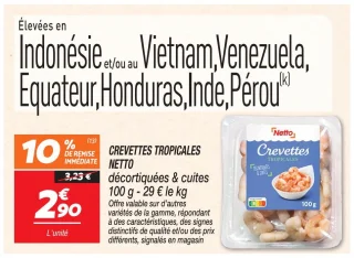 Crevettes tropicales 