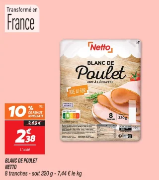 Blanc de poulet 