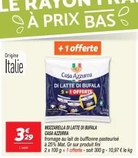 Mozzarella di latte di bufala 