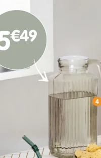 Pichet en verre - 1,7 L