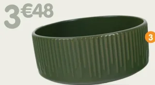 Bol strié - Ø.14 cm