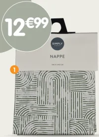 Nappe à motifs Simply Everyday