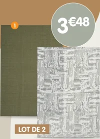 Lot de 2 torchons motif arche - 45x65 cm