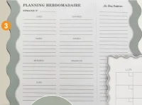 Planning hebdomadaire - 60 feuilles