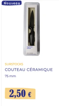 COUTEAU CÉRAMIQUE