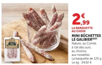 Mini bûchettes Le Galibier