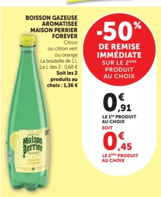 Boisson Gazeuse Aromatisée Maison Perrier Forever