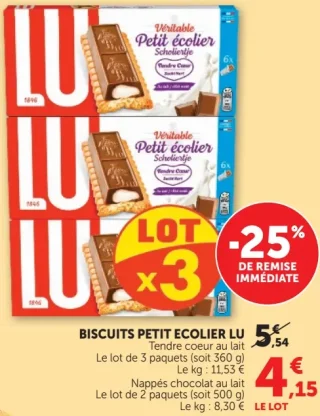 Biscuits Petit Écolier LU