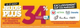 Yaourts et desserts du rayon frais (Activia, Perle de Lait, Danette, Yop, Bonne Maman, siggi's)