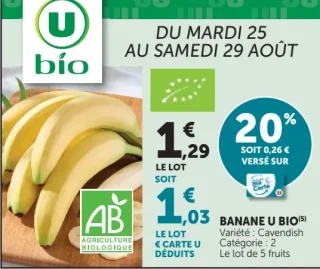 Banane U Bio Cavendish