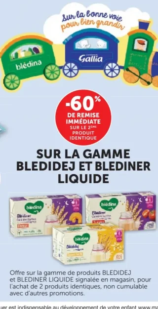 Blédina Bledidej et Blediner Liquide