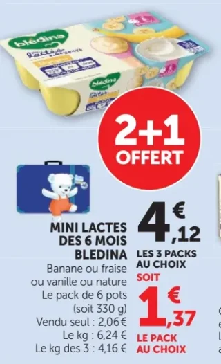 Blédina Mini Lactes dès 6 mois