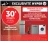 Promo Bon d'achat de 30€ par tranche de 100€ d'achat sur les rayons gros électroménager, mini-fours, micro-ondes, aspirateurs