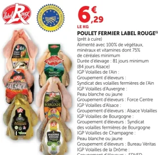 POULET FERMIER LABEL ROUGE