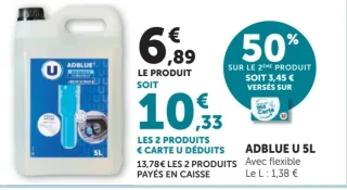 Adblue U 5L avec flexible
