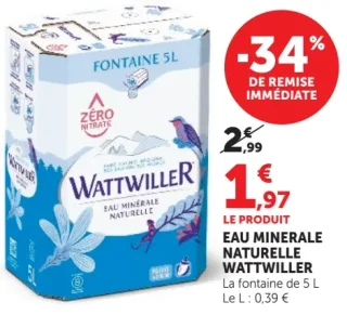 Wattwiller Eau minérale naturelle