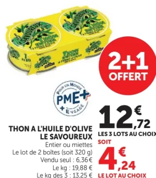 Thon à l'huile d'olive Le Savoureux