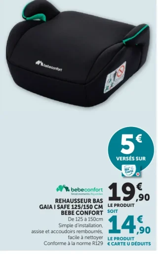 Bébé Confort Réhausseur bas Gaia I Safe 125/150 cm