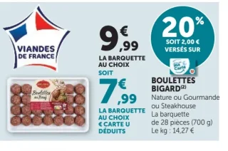 Boulettes de boeuf Bigard