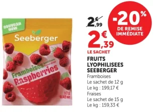 FRUITS LYOPHILISEES SEEBERGER