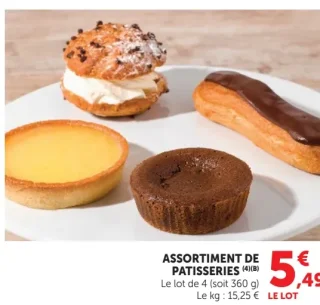 Assortiment de pâtisseries