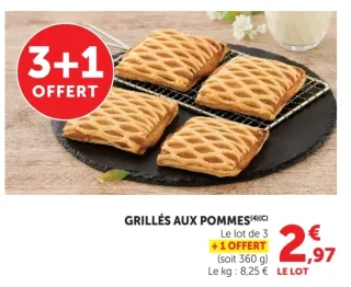 Grillés aux pommes