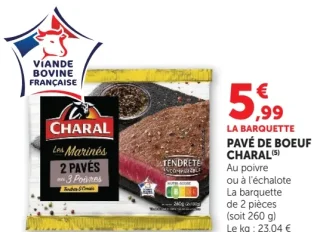 Pavé de boeuf Charal