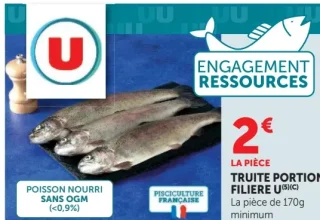 Truite portion Filière U