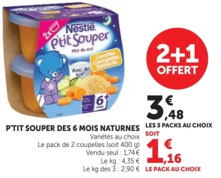 P'tit Souper des 6 mois Naturnes Nestlé