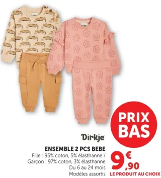 Ensemble 2 pièces bébé Dirkje