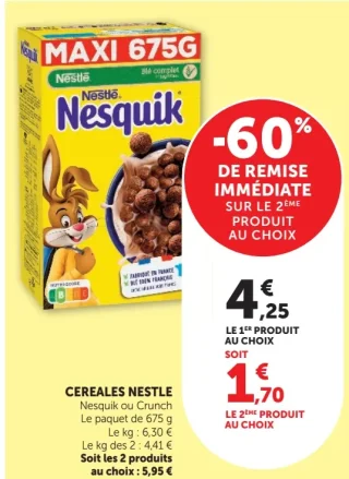 Céréales Nesquik Nestlé