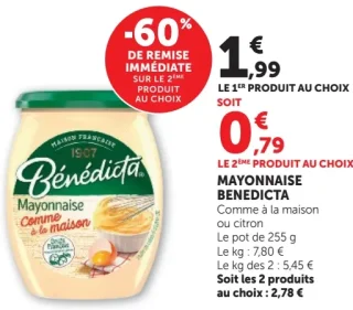 Mayonnaise Benedicta Comme à la maison