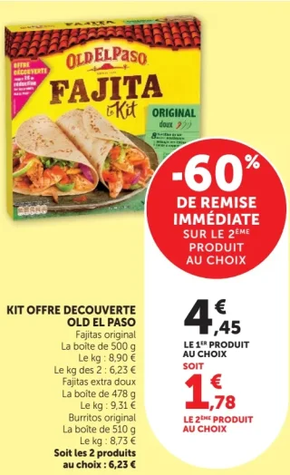 KIT OFFRE DECOUVERTE OLD EL PASO