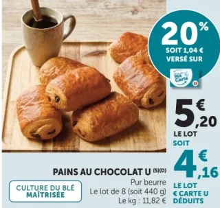 Pains au chocolat U