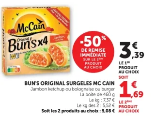 Bun's Original surgelés McCain