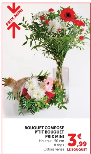 Bouquet composé P'tit Bouquet Prix Mini