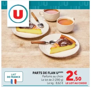 PARTS DE FLAN U(4)(D)
