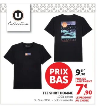 Tee Shirt Homme U Collection