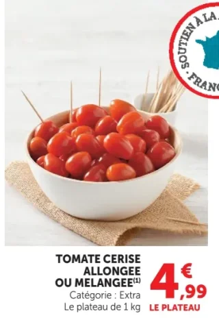TOMATE CERISE ALLONGEE OU MELANGEE