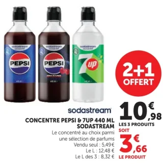Concentre Pepsi & 7Up 440 ml Sodastream