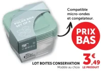 Lot Boîtes Conservation Polar Box Set of 4