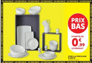 Foire à la porcelaine blanche
