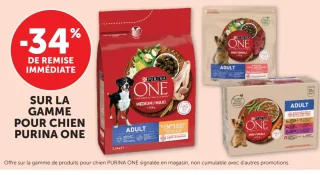 La gamme d'aliments pour chien Purina One