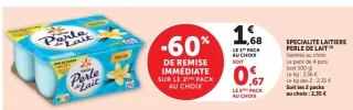 Spécialité laitière Perle de Lait