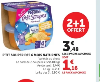 Nestlé P'tit Souper dès 6 mois