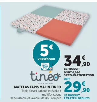 Matelas Tapis Malin Tineo