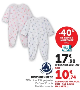 DORS BIEN BEBE PETIT BATEAU