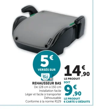 Rehausseur bas
